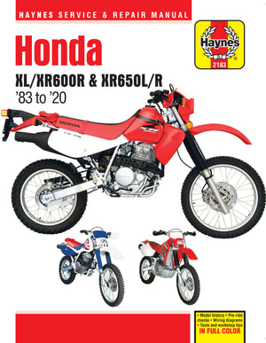 DIY Maintenance & Repair Manuals for Honda XR600R Motorcycles
