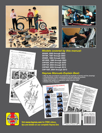 Honda XR50/70/80/100R & CRF50/70/80/100F (1985-2020) Haynes Repair Manual