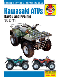 Kawasaki Bayou & Prairie ATVs (1986-2011) Haynes Repair Manual