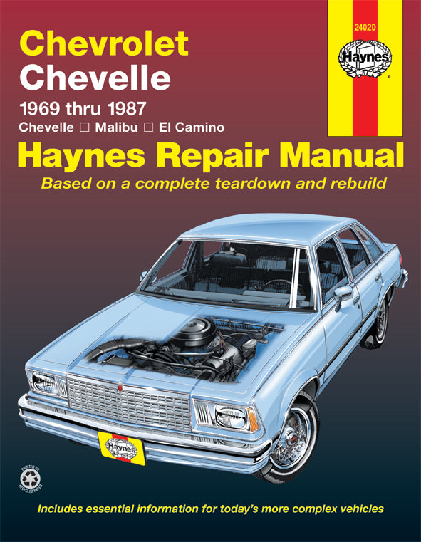 Chevrolet Chevelle, Malibu & El Camino (1969-1987) Haynes Repair Manual (USA)