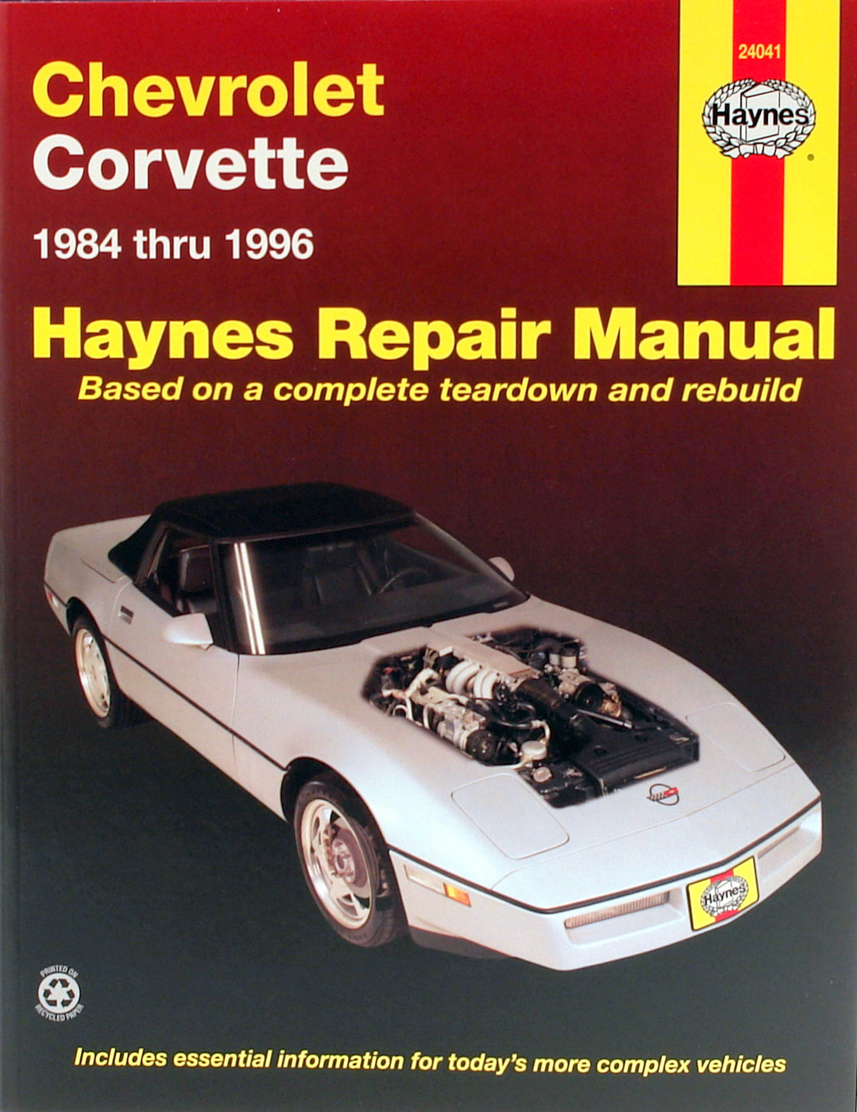 Chevrolet Corvette (1984-1996) Haynes Repair Manual (USA) – Haynes ...