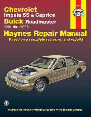 DIY Maintenance & Repair Manuals for Chevrolet Impala Limited Cars