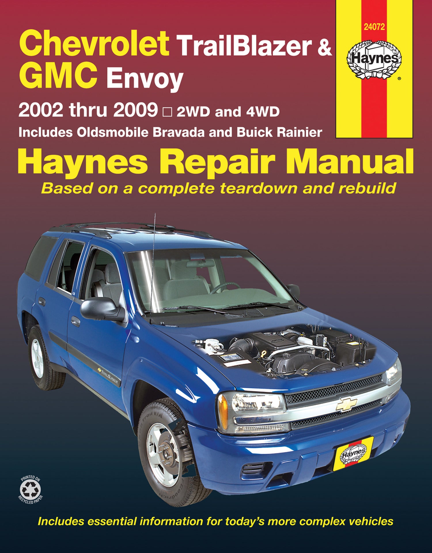 Chevrolet TrailBlazer, TrailBlazer EXT, GMC Envoy, GMC Envoy XL, Oldsmobile Bravada & Buick Rainier with 4.2L, 5.3L V8 or 6.0L V8 engines (2002-2009) Haynes Repair Manual (USA)