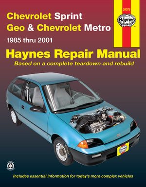 DIY Maintenance & Repair Manuals for Chevrolet Metro Cars