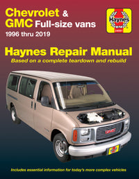 Chevrolet Express & GMC Savana full-size petrol vans (1996-2019) Haynes Repair Manual (USA)