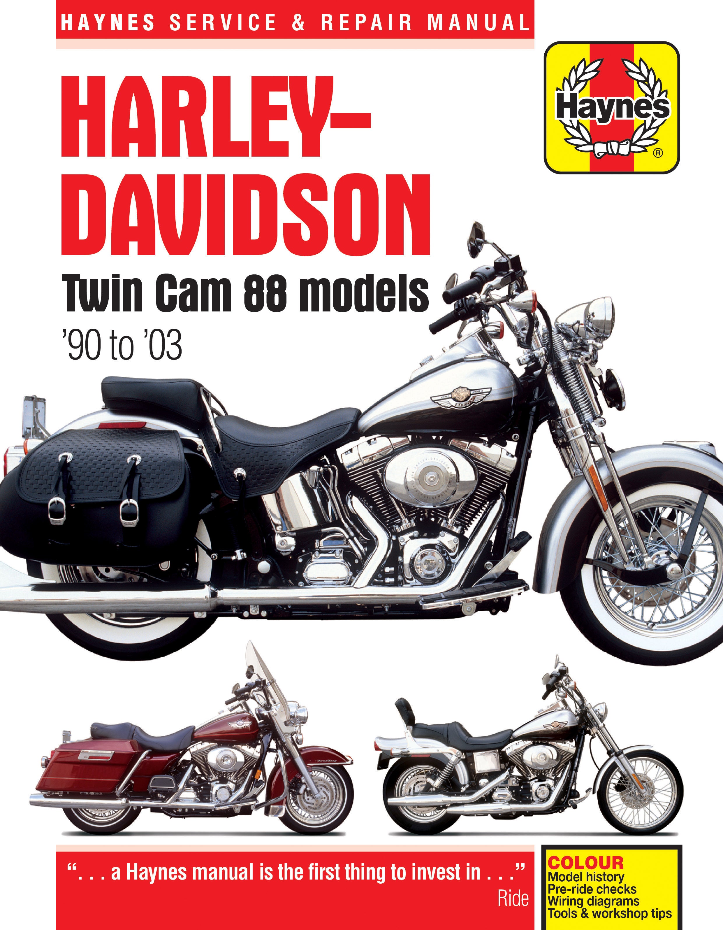 Harley-Davidson Twin Cam 88, 96 & 103 Models (1999-2010) Haynes