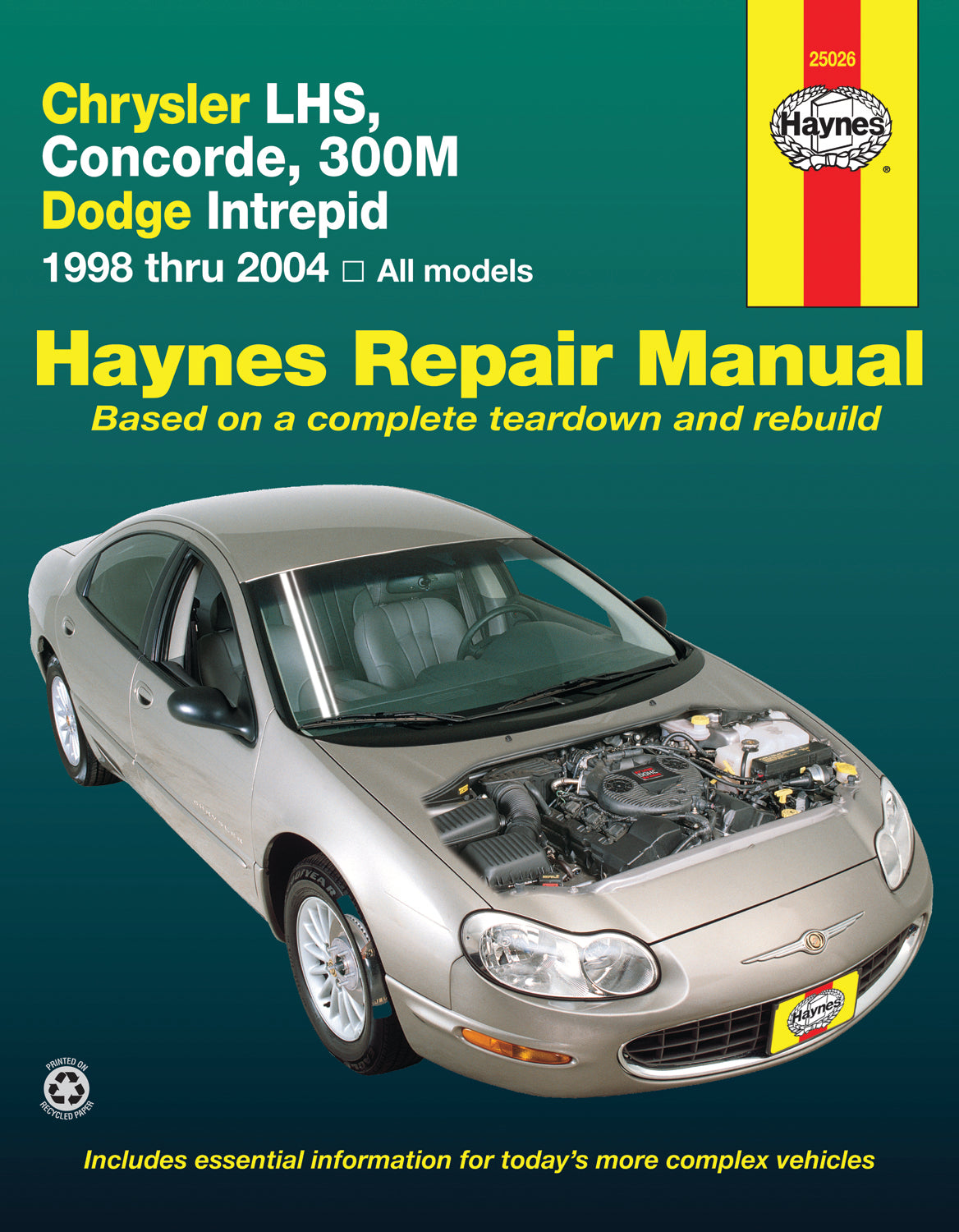 Chrysler LHS, Concorde, 300M & Dodge Intrepid (1998-2004) Haynes Repair Manual (USA)