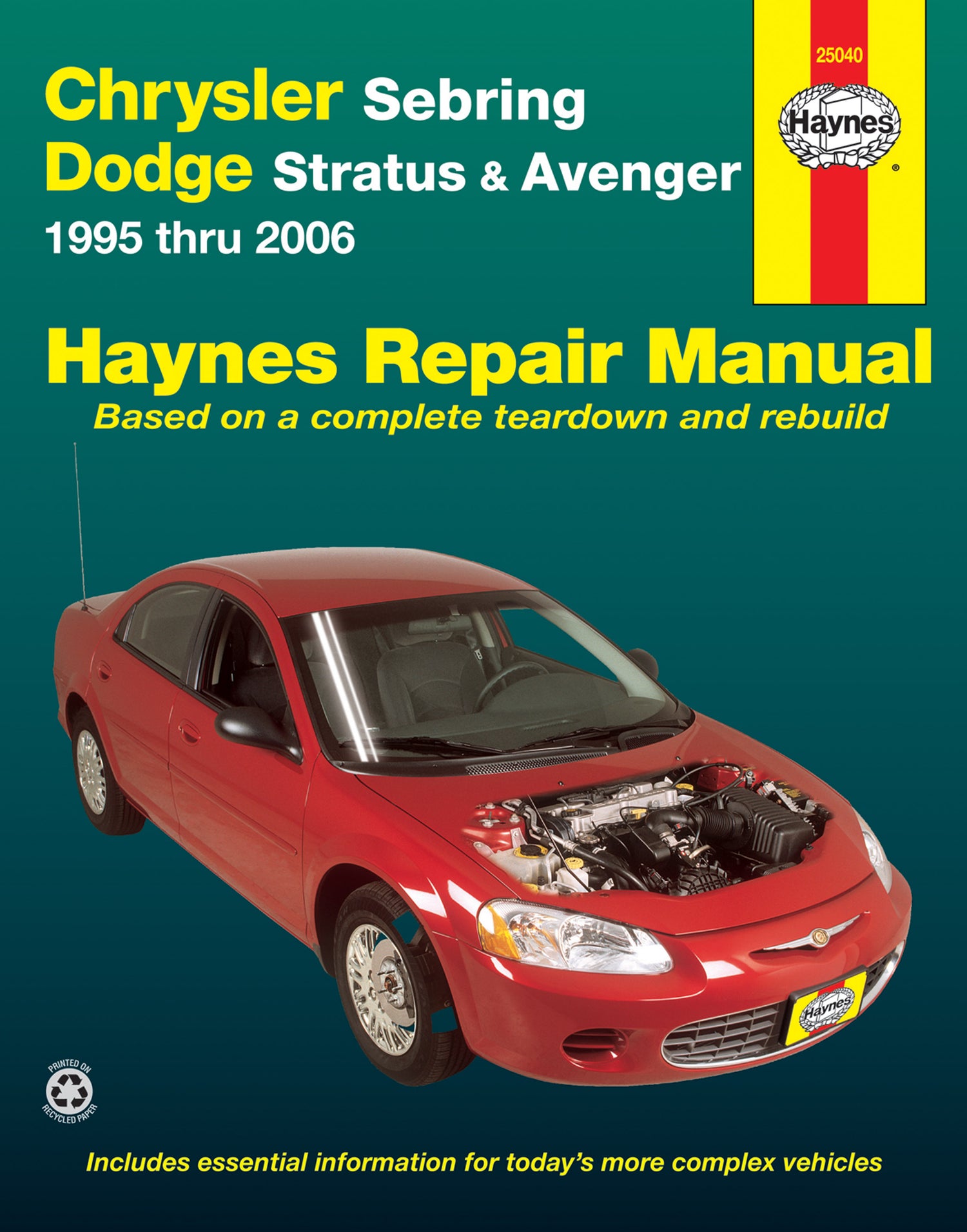 Chrysler Sebring & Dodge Stratus/Avenger (1995-2006) Haynes Repair Manual (USA)