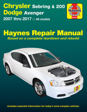 DIY Maintenance & Repair Manuals for Chrysler 200 Cars