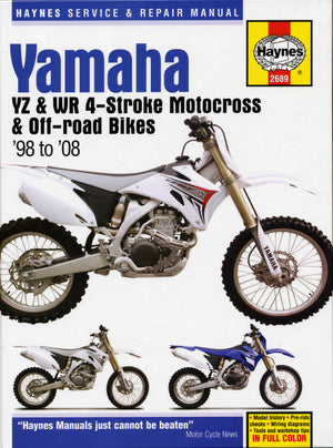 DIY Maintenance & Repair Manuals for Yamaha YZ426F Enduro Motorcycles