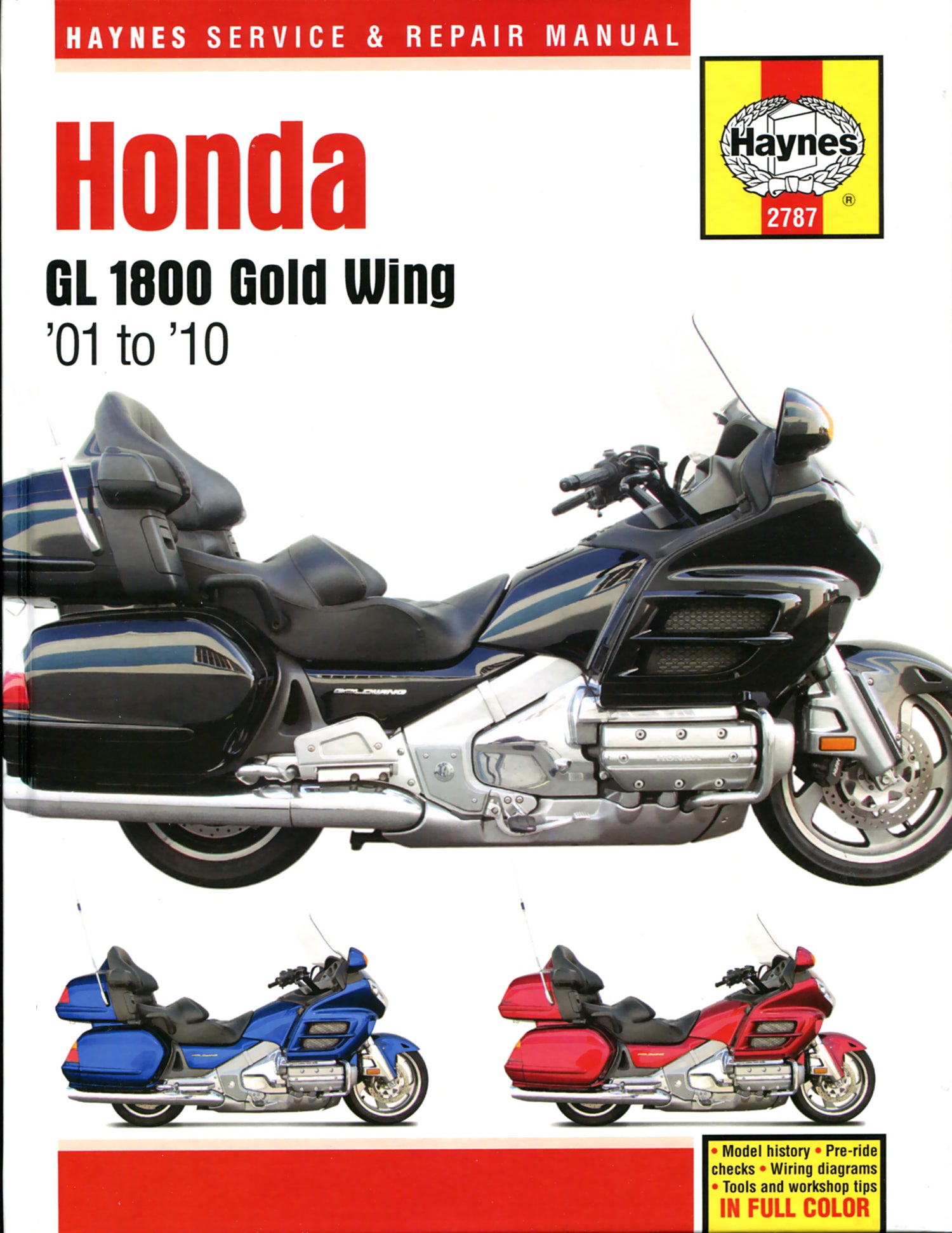 Honda GL1800 Gold Wing 1800 (2001-2010) Haynes Repair Manual