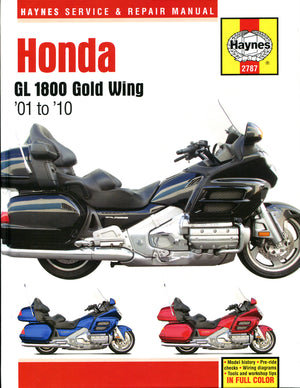 DIY Maintenance & Repair Manuals for Honda GL1800 Gold Wing Motorcycles