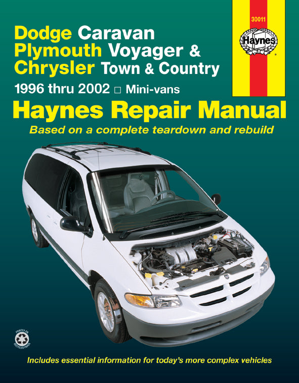 Dodge Caravan, Plymouth Voyager & Chrysler Town & Country (1996-2002) inc. Grand Caravan Haynes Repair Manual (USA)