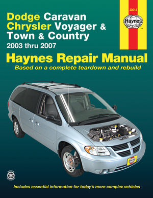 DIY Maintenance & Repair Manuals for Chrysler Town & Country Cars
