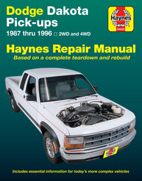 Dodge Dakota Pick-up (1987-1996) Haynes Repair Manual (USA)