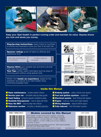 Opel Kadett Petrol (Oct 84 - Oct 91) Haynes Repair Manual