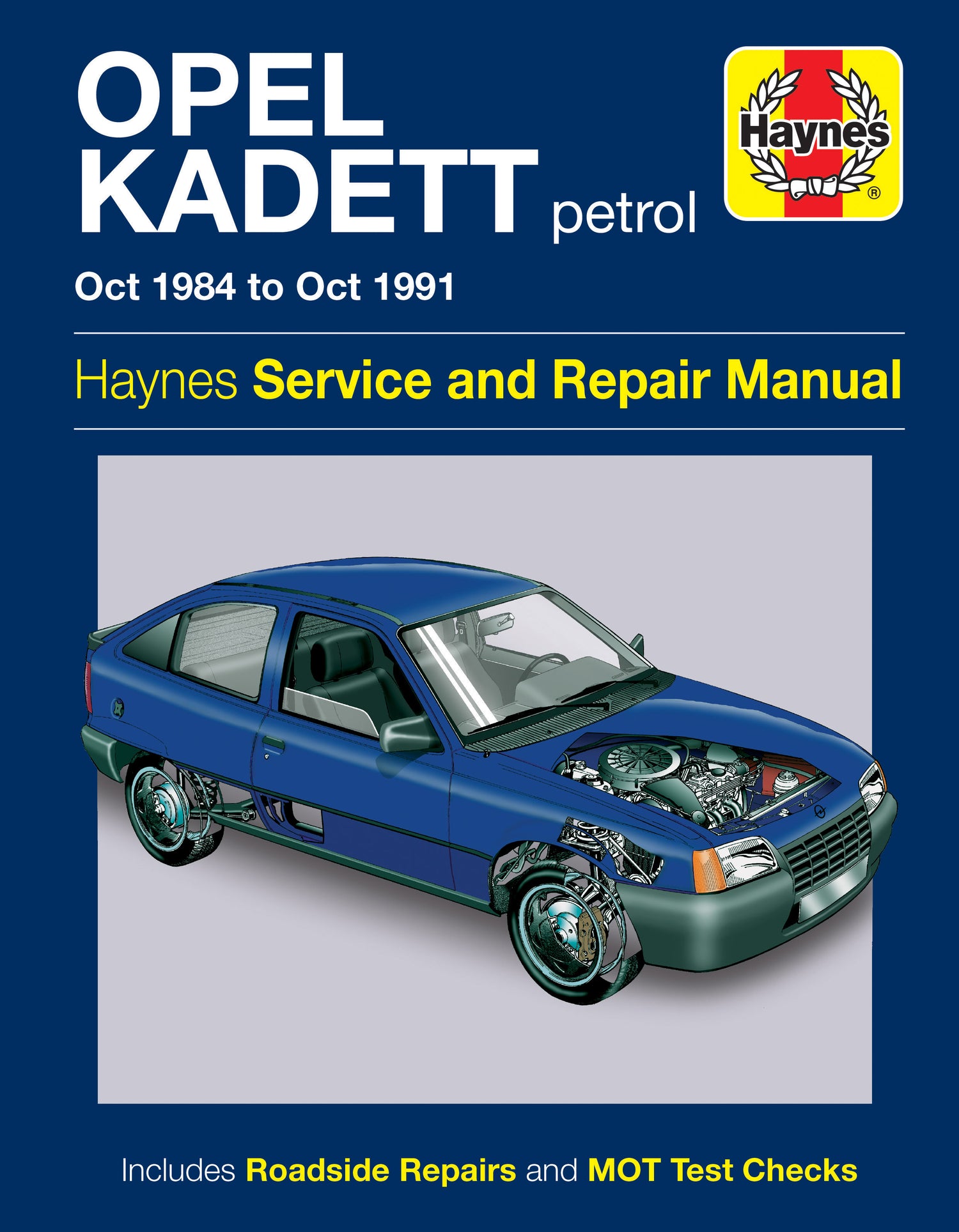 Opel Kadett Petrol (Oct 84 - Oct 91) Haynes Repair Manual