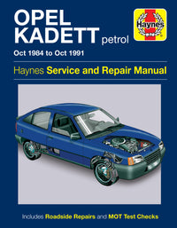 Opel Kadett Petrol (Oct 84 - Oct 91) Haynes Repair Manual