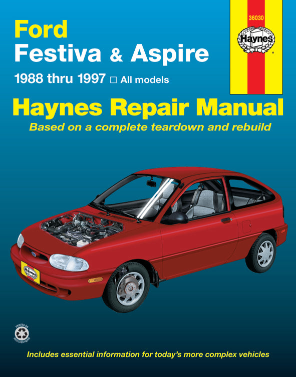 Ford Festiva (1988-1993) & Ford Aspire (1994-1997) Haynes Repair Manual (USA)