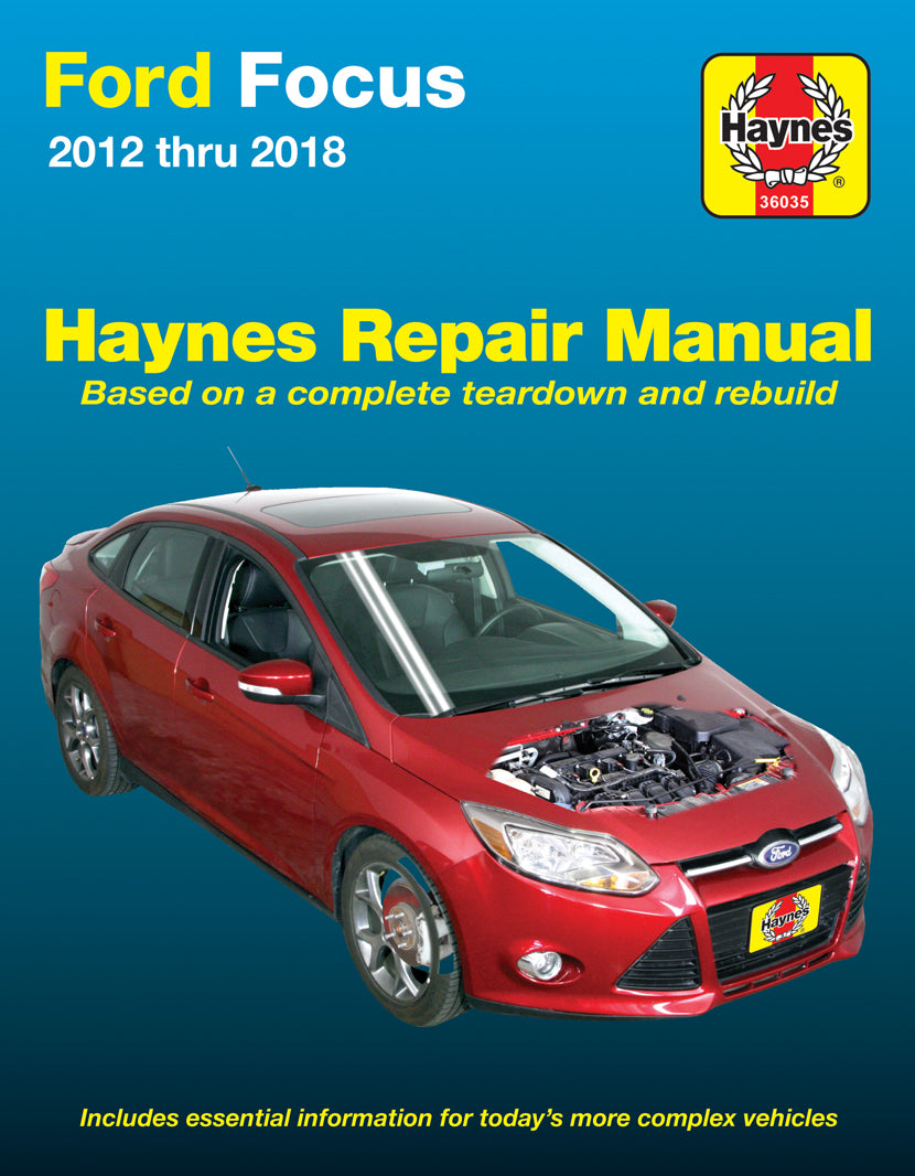 Ford Focus (2012-2018) Haynes Repair Manual (USA)
