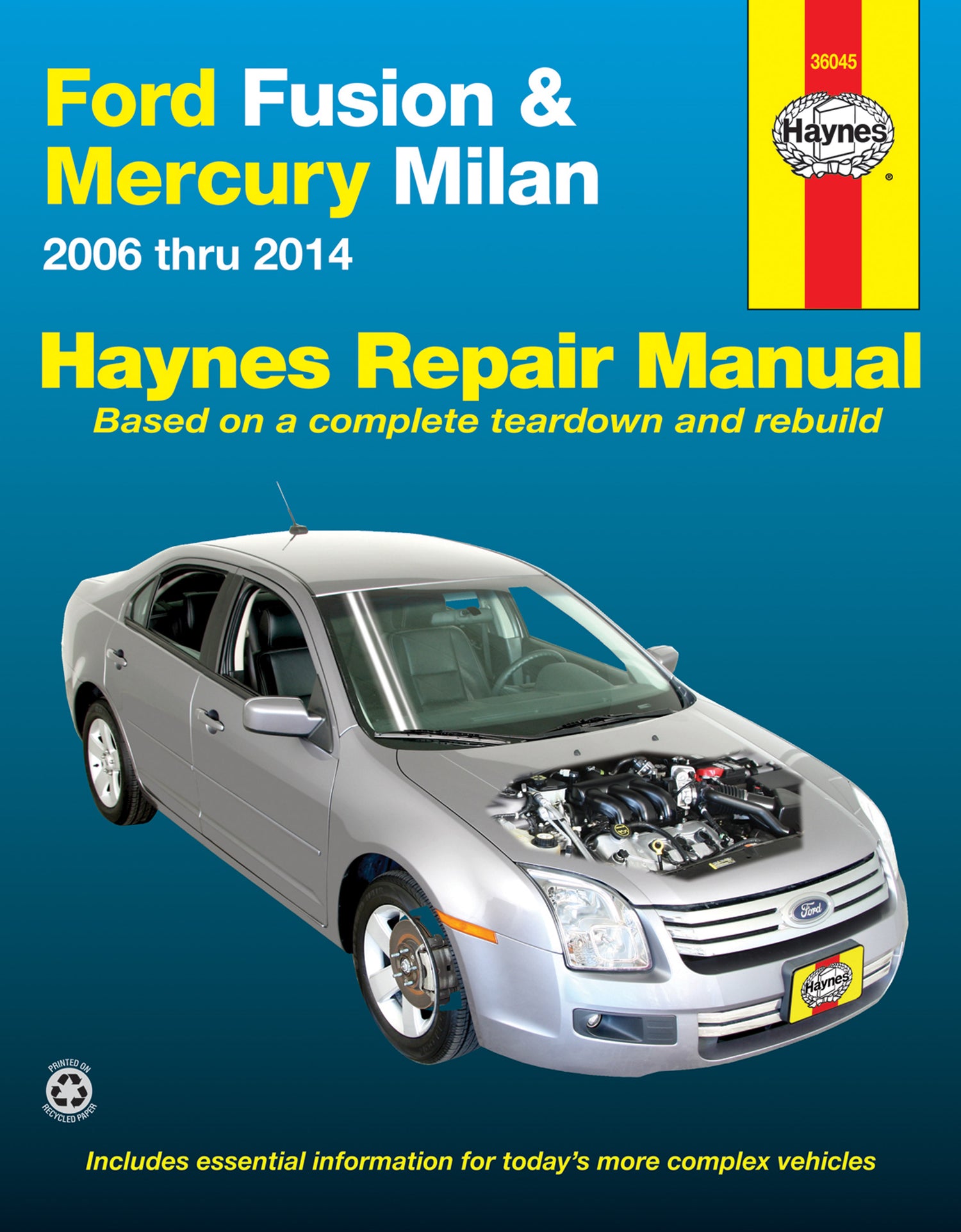 Ford Fusion & Mercury Milan (2006-2014) Haynes Repair Manual (USA)