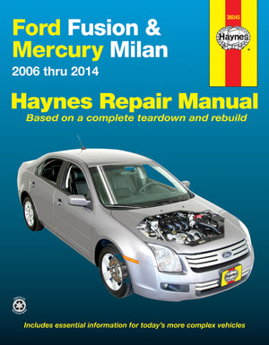 DIY Maintenance & Repair Manuals for Ford Fusion Mk II Cars