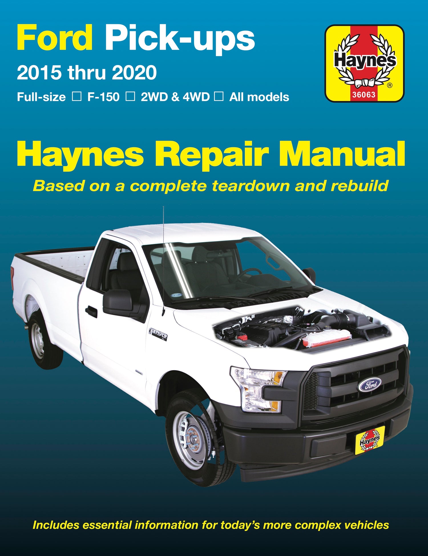Ford Full-size F-150 2WD & 4WD Pick-ups (2015-2020) Haynes Repair Manual
