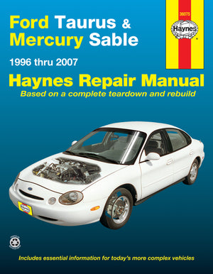 DIY Maintenance & Repair Manuals for Ford Taurus III Cars