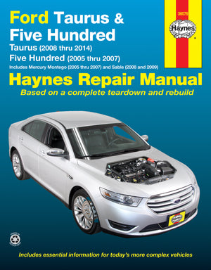DIY Maintenance & Repair Manuals for Ford Five Hundred Cars