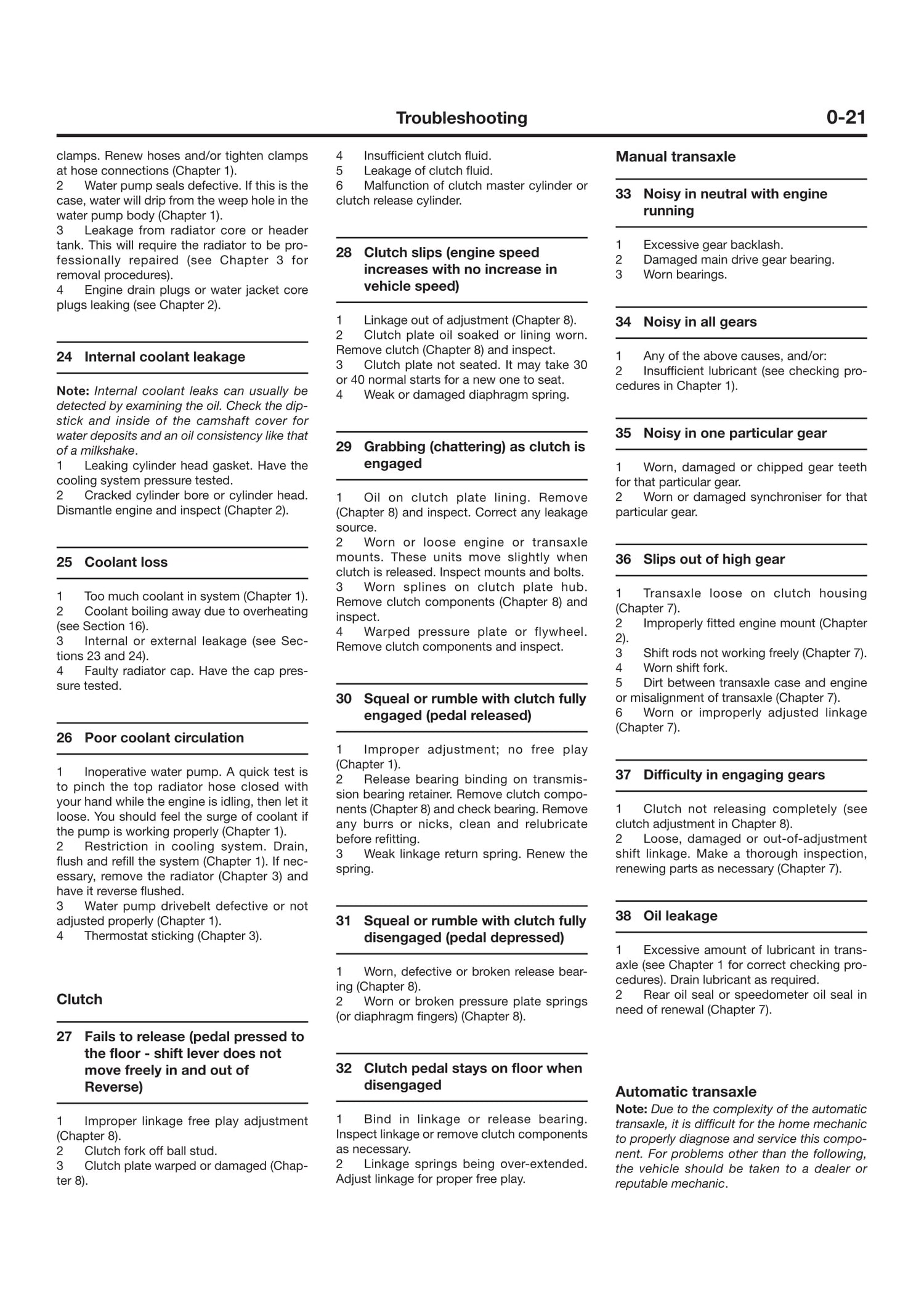 Ford Telstar and Mazda TX5 and 626 (1983-1990) Haynes Repair Manual