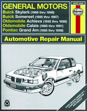 DIY Maintenance & Repair Manuals for Oldsmobile Achieva Cars