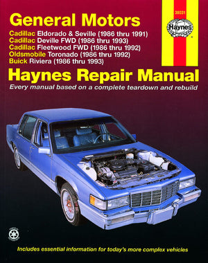 DIY Maintenance & Repair Manuals for Cadillac Seville Mk III Cars
