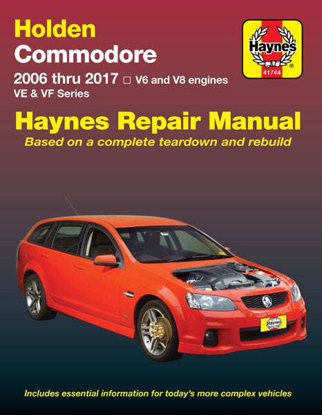Holden Commodore (06-17) Haynes Repair Manual (AUS)