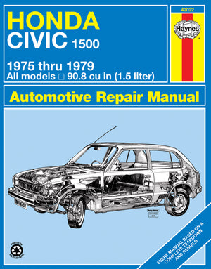 DIY Maintenance & Repair Manuals for Honda Civic I Cars