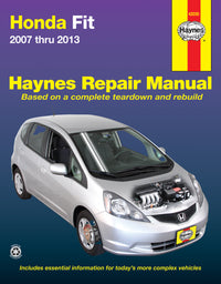 Honda Fit (2007-2013) Haynes Repair Manual (USA)