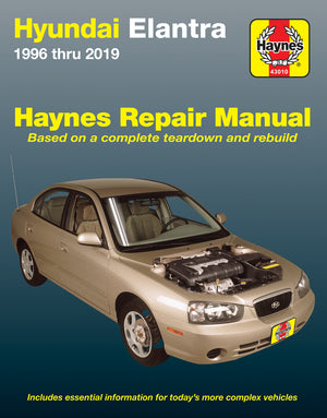 DIY Maintenance & Repair Manuals for Hyundai Elantra Cars