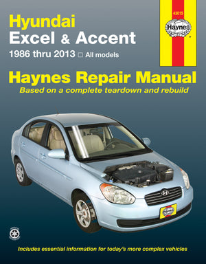 DIY Maintenance & Repair Manuals for Hyundai Accent Cars