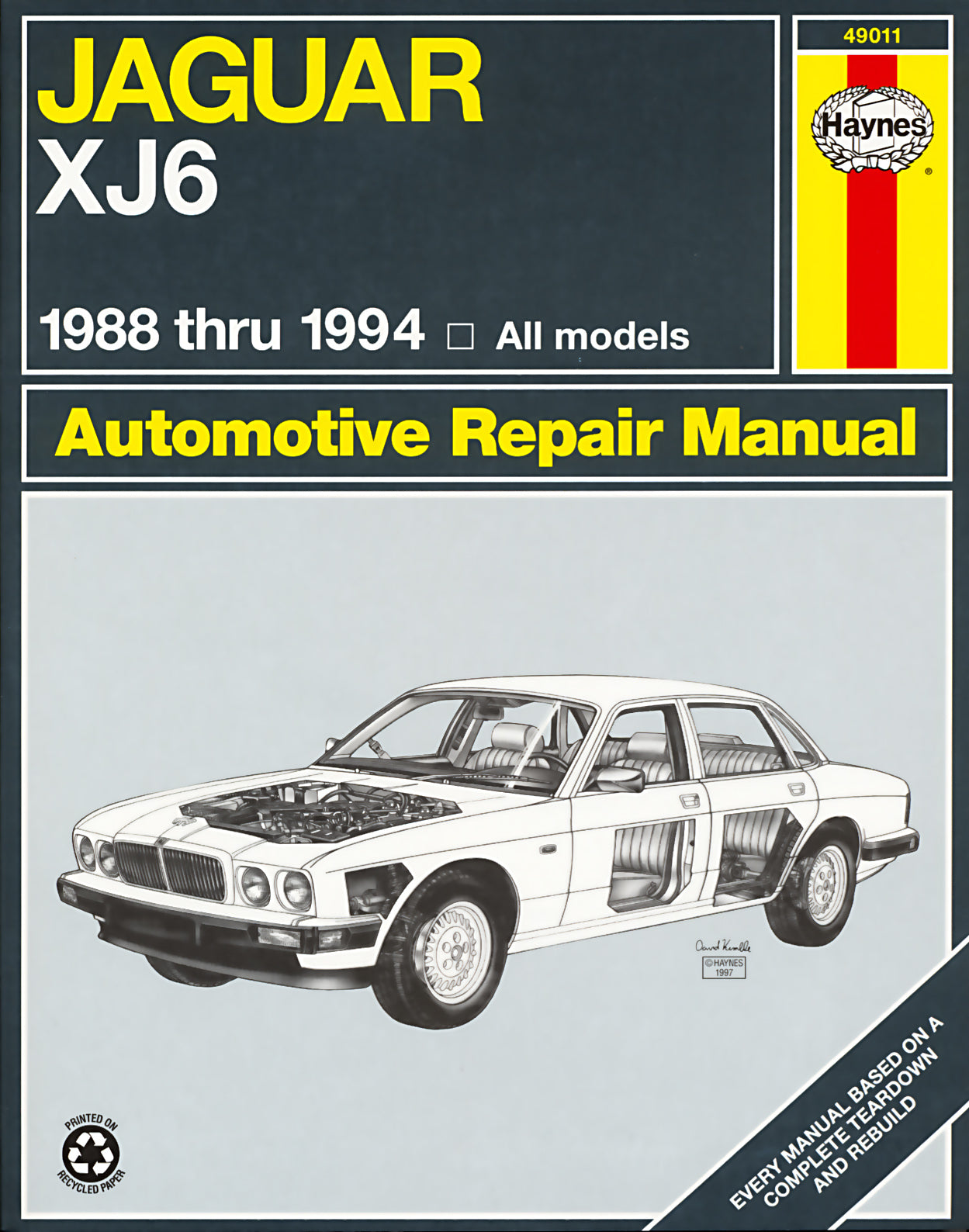 Jaguar XJ6, Vanden Plas & Sovereign (1988-1994) Haynes Repair