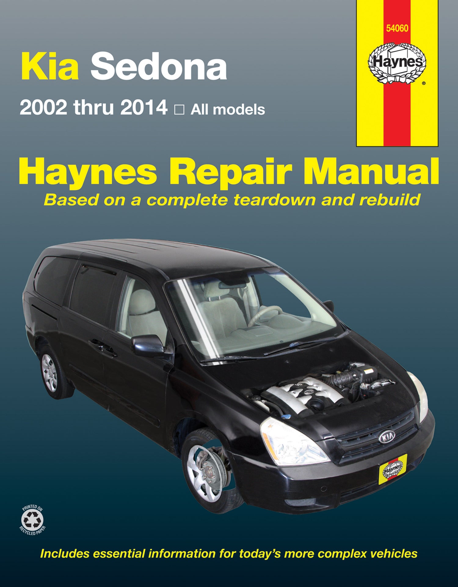 Kia Sedona (2002-2014) Haynes Repair Manual (USA)