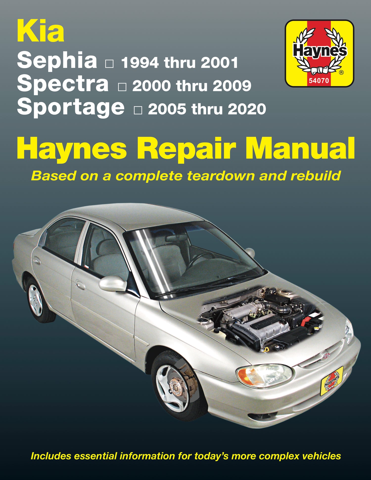 Kia Sephia, Spectra & Sportage covering Sephia (1994-2001), Spectra (2000-2009) & Sportage (2005-2020) Haynes Repair Manual