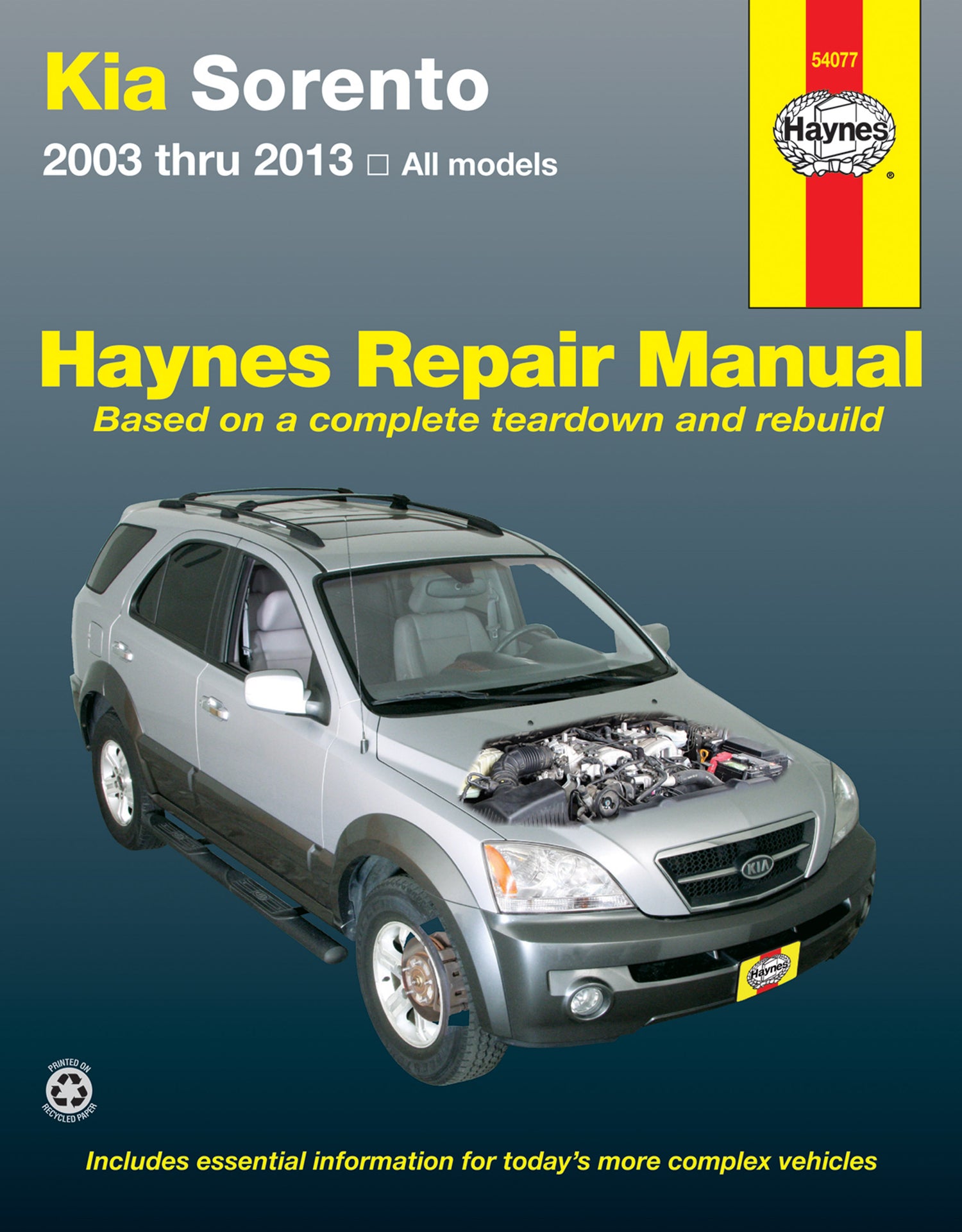 Kia Sorento all models (2003-2013) Haynes Repair Manual (USA)