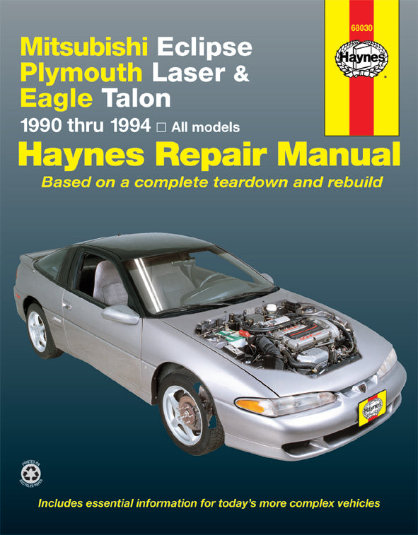 Mitsubishi Eclipse, Plymouth Laser & Eagle Talon (1990-1994) Haynes Repair Manual (USA)