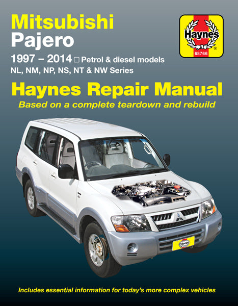 Mitsubishi Pajero (1997-2014) Haynes Repair Manual (AUS)