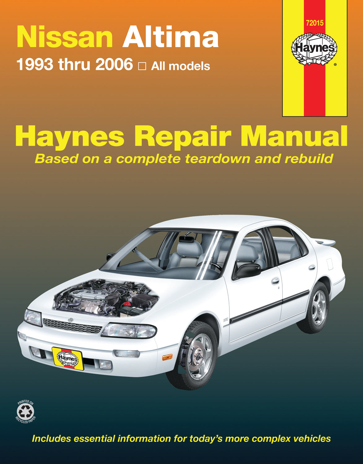 Nissan Altima (1993-2006) for Altima Haynes Repair Manual (USA)