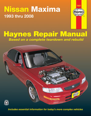 DIY Maintenance & Repair Manuals for Nissan Maxima Cars
