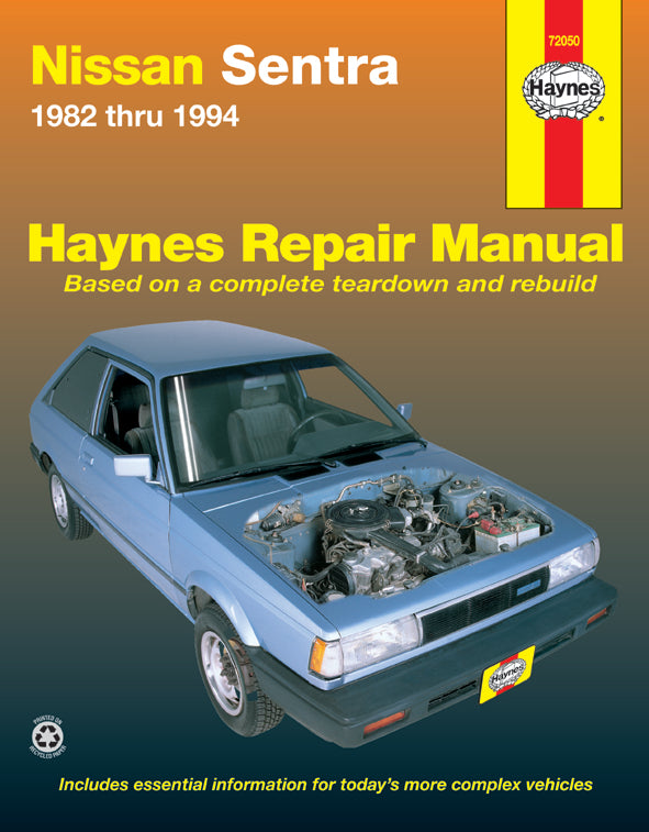 Nissan Sentra Sedan, Coupe, Wagon petrol (1982-1994) Haynes Repair Manual (USA)