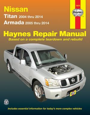 DIY Maintenance & Repair Manuals for Nissan Titan Cars