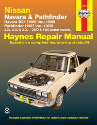 Nissan Navara (1986-1996) Nissan Pathfinder (1987-1995) Haynes Repair Manual (AUS)
