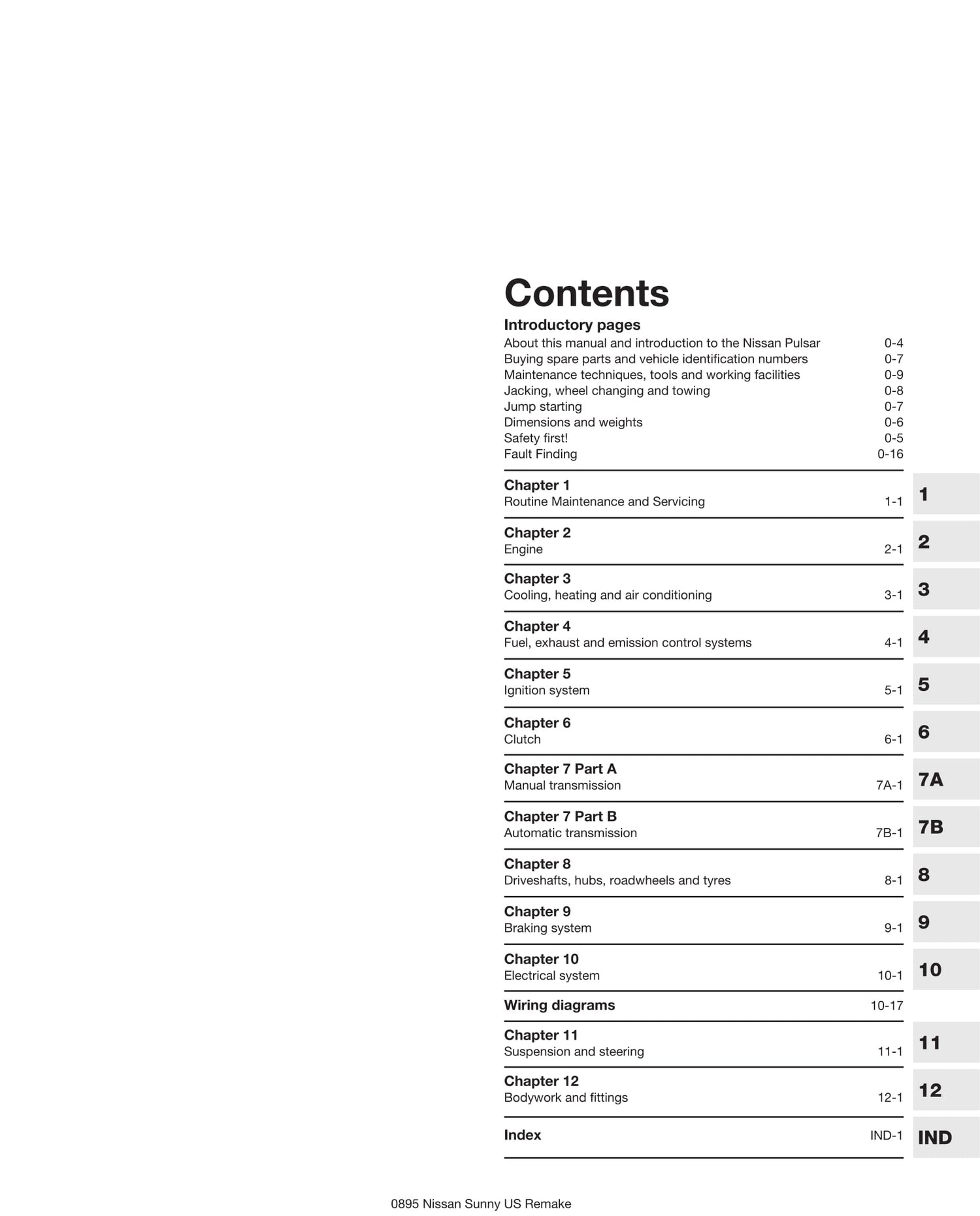 Nissan Pulsar (1982-1987) and Holden Astra (1984-1986) Haynes Repair Manual