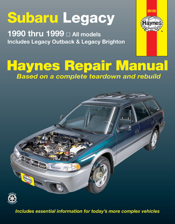 Subaru Legacy 1990-1999) Legacy models inc. Outback & Brighton Haynes Repair Manual (USA)